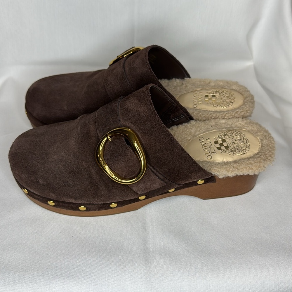 Vince Camuto Canzenee Sherpa Clog